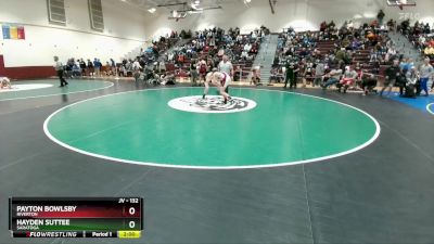 132 lbs Champ. Round 2 - Payton Bowlsby, Riverton vs Hayden Suttee, Saratoga