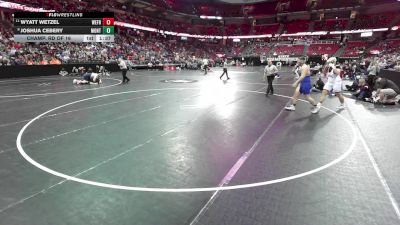 215 lbs Champ. Rd Of 16 - Wyatt Wetzel, Weyauwega-Fremont vs Joshua Cebery, Montello