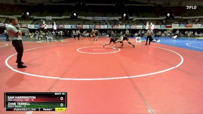 190 lbs Placement (16 Team) - Sam Harrington, Erie Cathedral Prep vs Zane Terrell, Great Bridge