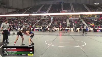 100 lbs Cons. Semi - Kelton Doucet, Kansas Young Guns vs Kale Sharples, Ogden`s Outlaws