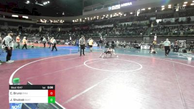 55 lbs Quarterfinal - Chase Bruno, Byaa vs Johnny Shubiak, Buxton (NJ)