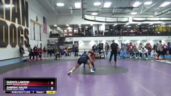 180 lbs 1st Place Match - Sabrina Nauss, Grand Valley State vs Shenita Lawson, North Central College