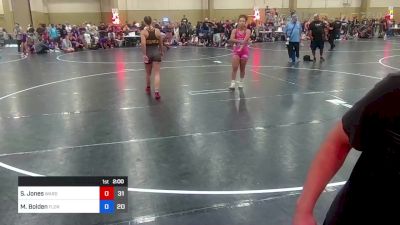 145 lbs Rr Rnd 2 - Sariana Jones, Ward Girls Wrestling vs Mya Bolden, Florida Elite Wrestling