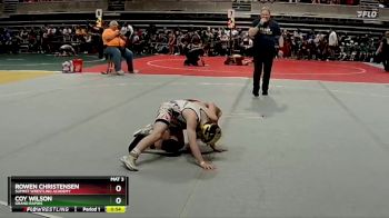 72 lbs Champ. Round 1 - Rowen Christensen, Summit Wrestling Academy vs Coy Wilson, Grand Rapids