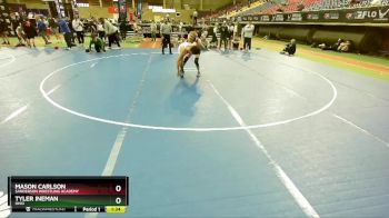126 lbs Semifinal - Tyler Ineman, Ohio vs Mason Carlson, Sanderson Wrestling Academy