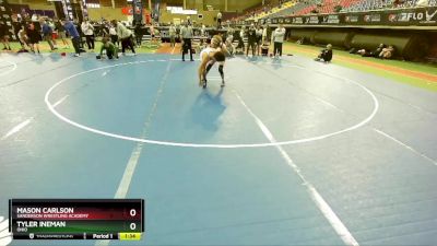 126 lbs Semifinal - Tyler Ineman, Ohio vs Mason Carlson, Sanderson Wrestling Academy