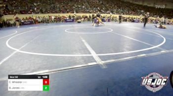 126 lbs Round Of 16 - Charles Wheeler, Chickasha Wrestling vs Braxton Jones, Lions Wrestling Academy