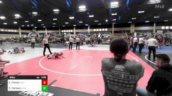 66 lbs Quarterfinal - Esquire Flores, SoCal Grappling Club vs Easton Carlson, Sanderson Wr Acd