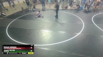 81-83 lbs Round 2 - Isaiah Hilyer, Montana vs Esaias Heredia, San Luis Valley Wrestling Club