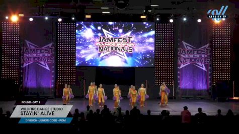 Wildfire Dance Studio - Stayin' Alive [2025 Junior Coed - Pom Day 1] 2025 JAMfest Dance Super Nationals