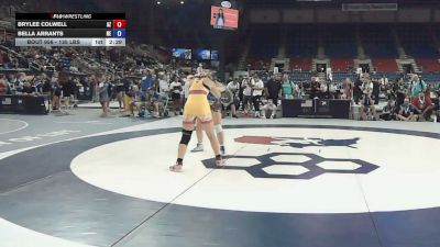 135 lbs Cons. Rd Of 64 - Brylee Colwell, Arizona vs Bella Arrants, Nebraska