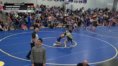 150 lbs Semifinal - Ryder Reichert, Alexander vs Nathan Warrior, Gowanda