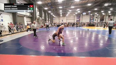 132 lbs Round Of 32 - Garrett Clark, TX vs Makael Aguayo, MT
