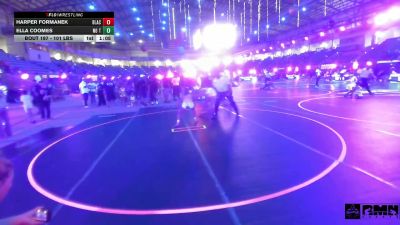 101 lbs Semifinal - Harper Formanek, Black Fox Wrestling Academy vs Ella Coomes, No Team