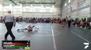 72 lbs Round 2 (8 Team) - Daylen Amman, ACES Of Diamonds vs Jack Lauer, Armory/Revolution