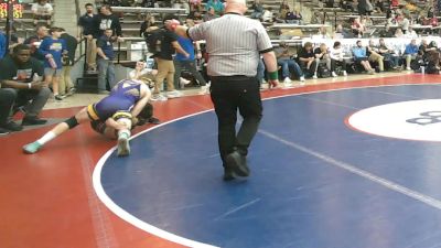 6A 157 lbs Cons. Round 1 - Johnny Vargas, Northside vs Landon Hall, Catholic