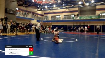 106 lbs Semifinal - Jorden Williams, Hempfield vs Louis Malave, Manheim Township
