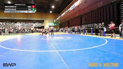 130 lbs Round Of 16 - Nico Murillo, Sanderson Wrestling Academy vs Dustin Hillis, Gold Rush Wrestling Academy
