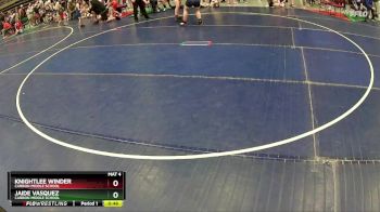 180 lbs Round 2 - Jaide Vasquez, Carbon Middle School vs KnightLee Winder, Carbon Middle School
