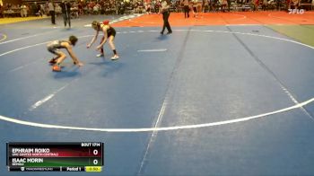 72 lbs Cons. Round 2 - Ephraim Roiko, UNC (United North Central) vs Isaac Morin, Bemidji