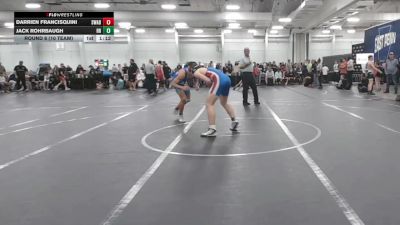 150 lbs Round 8 (10 Team) - Jack Rohrbaugh, Rocket Rams vs Darrien Francisquini, Savage WA Black