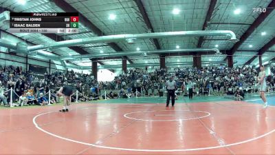 150 lbs Quarterfinal - Isaac Balden, SLAM! Nevada vs Tristan Johns, Bishop Gorman HS