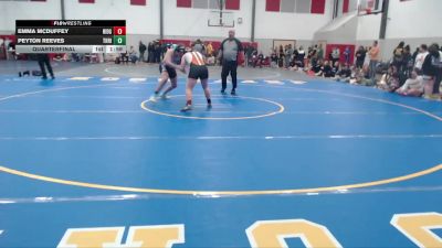 155 lbs Quarterfinal - Peyton Reeves, Thunder Ridge vs Emma McDuffey, Ridgevue