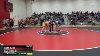 190 lbs Round 3 - Dylan Schrock, Clear Creek-Amana vs Waker Black, CR Kennedy