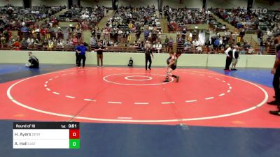 90 lbs Round Of 16 - Hogan Ayers, Georgia vs Atticus Hall, East Forsyth Jr Bronco Wrestling Club