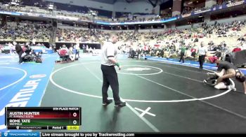 144 Class 3 lbs 5th Place Match - Austin Hunter, Ft. Zumwalt South vs Rome Tate, Whitfield