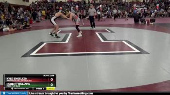 S-15 lbs Cons. Semi - Robert Williams, Indee Mat Club vs Kyle Engelken, Maquoketa Valley WildCats