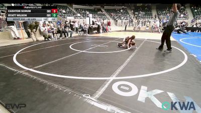 40 lbs Consolation - Cashton Sorum, Salina Wrestling Club vs Ryatt Wilson, Keystone Wrestling Club