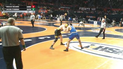 3A 215 lbs Cons. Round 1 - Jacob Tyderek, Joliet (West) vs Rocco DiCanio, Lake Zurich