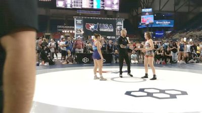 135 lbs Cons. Rd Of 32 - Karina Lojowski, Illinois vs Addison Brown, Missouri