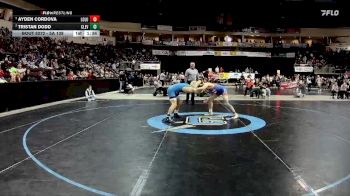 5A 139 lbs Semifinal - Ayden Cordova, Los Lunas vs Tristan Dodd, Cleveland