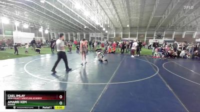 95 lbs Cons. Round 5 - Cael Imlay, Iron County Wrestling Academy vs Amarri Kem, Ravage