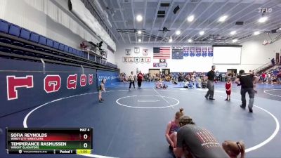 43 lbs Round 1 - Sofia Reynolds, Windy City Wrestlers vs Temperance Rasmussen, Wright Gladiators