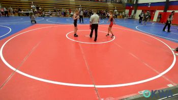 85 lbs Rr Rnd 2 - Gracie Majors, Hilldale Youth Wrestling Club vs Rocklyn Johnson, Sallisaw Takedown Club