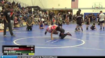 106 lbs Quarterfinal - Kael Alvarez, Mayfair High School Wrestling vs Anthony Guerra, Neutral Grounds