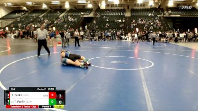 184 lbs Cons. Round 7 - Timber Parlin, Colorado School Of Mines vs Tye Frnka, Northeast Oklahoma