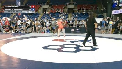 115 lbs Champ. Rd Of 64 - Gianna Hoskins, Michigan vs Andrea Acheampong, Ohio