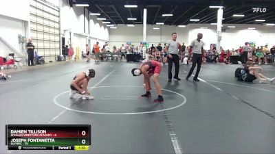 88-92 lbs Round 2 - Damien Tillison, Scanlan Wrestling Academy vs Joseph Fontanetta, Olympic