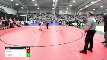 152 lbs Semifinal - Keagan Judd, VA vs Drew Pepin, NC