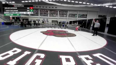 133 lbs Cons. Round 2 - Nolan Jackson, Cortland vs Jack Callahan, Springfield