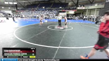 93 lbs Semifinal - Evan Baranowski, Victory Wrestling-Central WA vs Kingkade Moreno Cormier, Team Aggression Wrestling Club