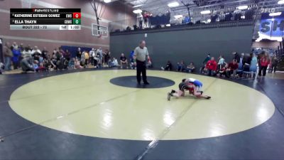73 lbs Cons. Round 2 - Ella Thayn, Challis Blackheart Wrestling Club vs Katherine Esteban Gomez, Cougar Wrestling Club