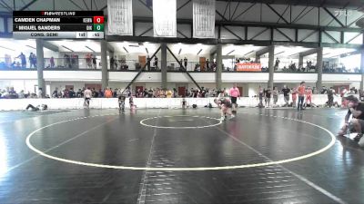 76-85 lbs Cons. Semi - Miguel Sanders, STL Warrior vs Camden Chapman, Gladiator Elite WC