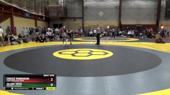 106 lbs Cons. Round 5 - Chazz Robinson, Lake Highland Prep vs Allen Woo, Montini Catholic