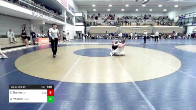 197 lbs Consi Of 8 #1 - Coy Raines, University At Buffalo vs Gage Yackee, Unrostered-Navy WC