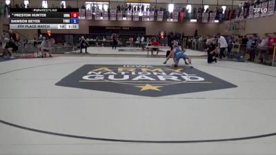 157 lbs 5th Place Match - Preston Hunter, Iowa vs Dawson Beyer, Team Valley Wrestling Club